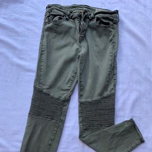 Pistola Green Moto Jeans